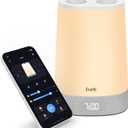 Baby Sound Machine, Nursery Night Light for Kids, Alarm Clock, White Noise Machine for Sleeping, OK to Wake Clock for Toddlers, APP Control, Fan Rain Wave, Sleep Trainer
