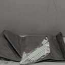 YeeBeny Cat Litter Box Cover, Enclosed Cat Potty Cat Litter Box Cover, Open Curtain for Easy Access to The Top Closed Cover, Removable for Easy Cleaning and Care(Gray)