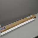BlindsAvenue Cellular Honeycomb Cordless Polyester Shade, 9/16" Single Cell, Light Filtering, White, Size: 30" W x 48" H