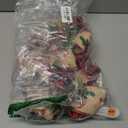 2 Pcs Prelit Christmas Bows Decor with 20 Lights, Santa Bells Black Red Buffalo Plaid Xmas Bows 20" by 11" Christmas Tree Wreaths Garland Bow Battery Powered Christmas Decorations Home Indoor Outdoor