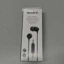Sony MDREX15AP In-Ear Earbud Headphones with Mic, Black (MDREX15AP/B)