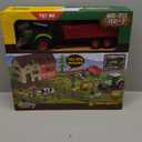 Farm Animals Barn House Toys - Kids Tractor Toy with Lights & Sound, Horse Stable, Cowshed, Chicken Fence, Animal, Farm Accessories, Easter Birthday Gifts for Boys Toddlers Ages 3+