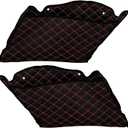 4'' Stretched Saddlebag Liners Inserts Red Thread Compatible with Harley Touring 2014-2023 1 Pair