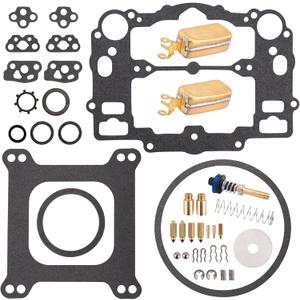 Carburetor Rebuild Kit Compatible with Edelbrock 1405 1406 1407 1408 1409 1410 1411, Carb Rebuild Kit for AFB 4 barrel 500 600 650 700 750 800 CFM Weber Marine # 809064 Carter 9000 series