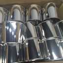 Blulu 50 Pcs Bulk Paint Cans with Lids 1/2 Pint Empty Metal Paint Bucket Multipurpose Leftover Paint Storage Containers for DIY Paints Crafts Project Adhesives