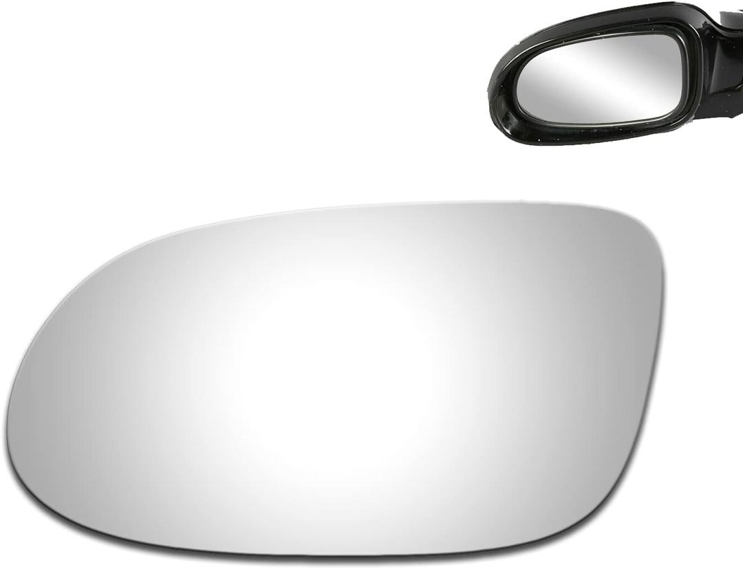 WLLW Mirror Glass fit for MERCEDES BENZ SL55 SL500 SLK32 SLK230 CLK320 CLK350 Replacement Driver Side Left Flat Glass