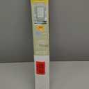 Cordless Light Filtering Mini Blind - 23 Inch Width, 42 Inch Length, 1" Slat Size - Pearl White - Cordless GII Morningstar Horizontal Windows Blinds for Interior by Achim Home Decor