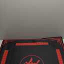 Mahjong Mat, 31.5 in x 31.5 in Mahjong Table Mat for Tile Game, Anti Slip and Noise Reduction Table Cover for Poker Card Board and Dominoes(Black)