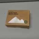 2-Pack Organic Bassinet Sheets for Girls, Boys - 100% Cotton Bassinet Mattress Sheets Compatible with Halo Bassinest Swivel Sleeper,Graco,Baby Delight,Chicco,Unisex Fitted Bassinet Sheets(Soft White)