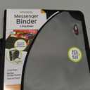Plan Ahead 3-Ring Messenger Binder, Grey
