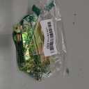 Sliding Mirror Door Rollers Assembly Fit Contractors Part #W8020C, 1-1/2" Nylon Concaved Wheels, 2-1/2" Hole Centers, Top Adjustable, Yellow Zinc Plated, 2 Pack