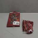 Burgundy Velvet Bows for Christmas Tree - 30Pcs Vintage Ribbon Bows for Tree Decorations, 3/8" Small Bows for Garland, Wreath, Fireplace, Door, Gift Wrapping, Holiday Decor (5 x 7 Inch)