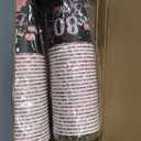 250PCS 80th Birthday Party Decorations for 50 Guests Black and Rose Gold Party Supplies for Women Include Disposable Paper Plates, Napkins, Cups, and Disposable Plastic Cutlery (80)