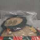 LUCKITTY Cat Scratching Post with 4 Hanging Plush Toy - Christmas Tree Alternative Give Your Cat a Toy and Scratching Post in One with This Ultimate Tree 30 * 15 Inch Red Green