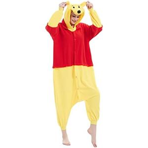 HvnTjvn Animal Onesie Adult One Piece Cosplay Costume Pajamas for Women Men Size XL