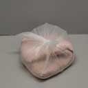 Yimobra Light Pink and White Bathroom Rugs Non Slip Washable, Ultra Soft and Water Absorbent Bath Mats, Plush Fluffy Shower Mat Outside, Microfiber Thick Matts for Bathroom Floor/Sink, 24x17