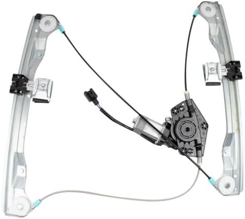 TRQ Front Left Power Window Regulator & Motor Assembly Drivers Side Compatible with 2006-2012 Ford Fusion 2006-2011 Mercury Milan FO1350166