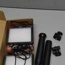 LED Video Light 2-Pack, 5600K Dimmable USB Photo Lights with Mini Tripod and Colored Filters for Photo Studios, Small Angle Shooting, Video Recording, Game Streaming