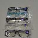 Gaoye Professional Reading Glasses for All Day - Computer Readers with Blue Light Protection - Value Pack (A1-5 Pack Mix Color), +1.25