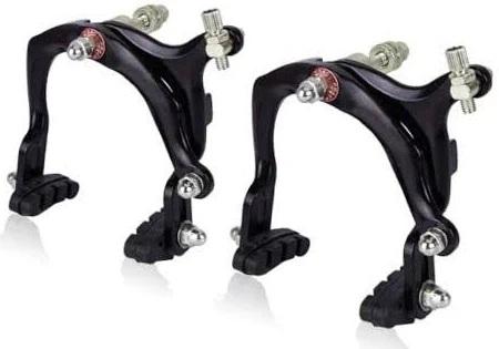 2 Pairs of C-Brake Brake Arm Bicycle Rim Brake Sets Front and Rear V-Brake with 70mm Pads Long Arm 110mm Aluminum Alloy