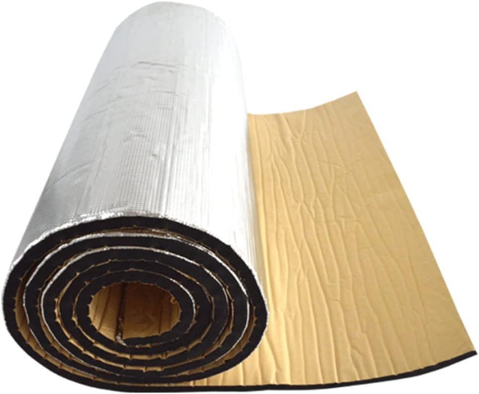 Car Heat Sound Deadening Insulation Mat, - 394 Mil 6.5 Sqft Automobile Sound Deadening & Heat Insulation Material for Auto Hood Engine Roof Door and Trunk,40 Inch x 24 Inch, Aluminum Foil Finish