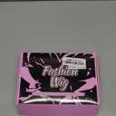 Lativ Brown Highlight Wigs for Women Short Wavy Curly Bob Wig with Bangs Shoulder Length 14 Inches Synthetic Hair for Daily Party Use