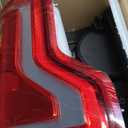 OKLPF Rear Brake Tail Light Compatible With 2015 2016 2017 Ford F150 F150 Replace FL3Z13405A FL3Z13404A,Replacement Red Taillight Assembly,Included Bulbs,Driver and Passenger Side