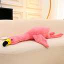 XQEYNT Pink Flamingo Plush Pillow Stuffed Animal - 26 Inch Ultra Soft & Cute Flamingo Gift, Huggable Stress Relief for Bedroom, Office, Car, for Kids, Adults, Girls（Pink）