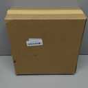 3 Pack Fabric Storage Bins for Shelves | 11.5x8.75x6.5in Storage Baskets | Fabric Closet Organizers and Storage Bins with Handles Home Organization| Linen Clothes Bins | White & Ivory