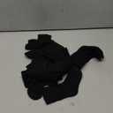 Amazon Essentials Unisex Kids and Toddlers' Cushioned Cotton Crew Socks, 10 Pairs (4-5T, Black)