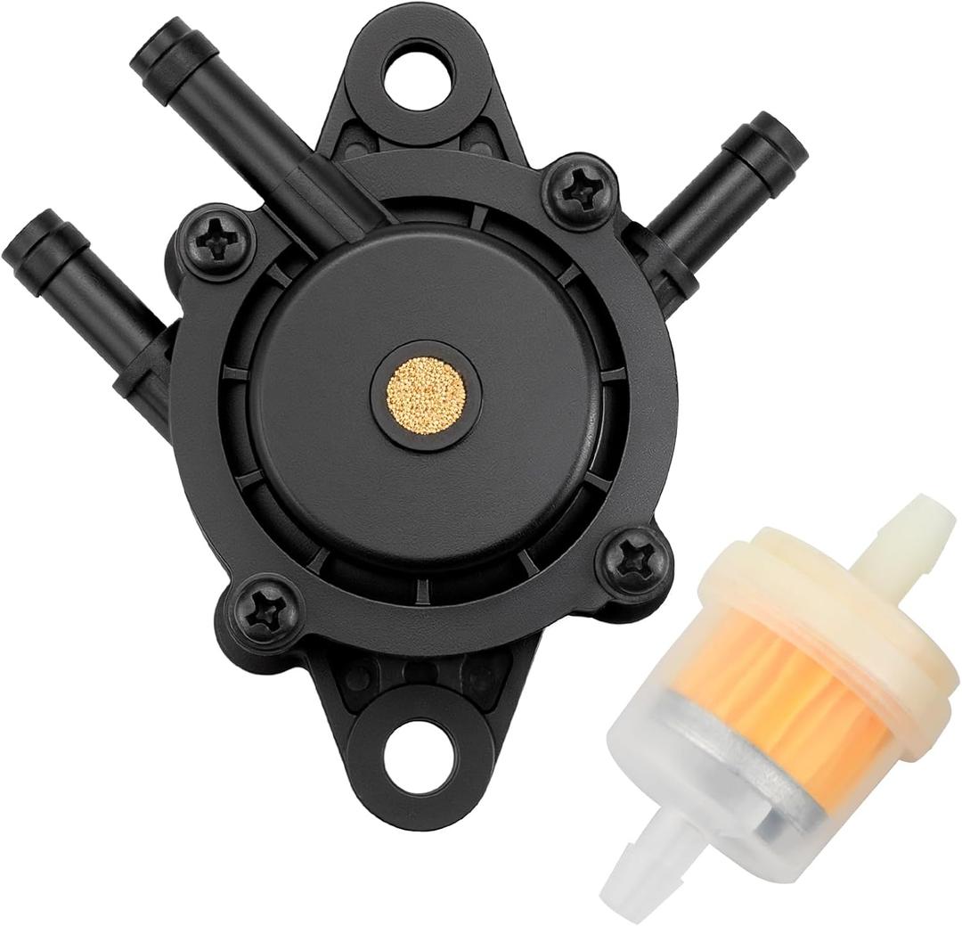 Fuel Pump for Kohler, Vacuum Fuel Pump with Fuel Filter for Kohler 17HP-25 HP Briggs and Stratton John Deere Honda Yamaha Small Engine Lawn Mower Tractor