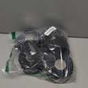 NICEMOVIC 5 Rolls Disposable Barber Paper Neck Strips Barber Accessories, Professional Barber Supplies Stretchy Paper Neck Strips for Salon Haircut Styling-Black