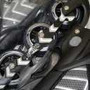 Nattork Adjustable Inline Skates for Adults and Teens, Outdoor & Indoor Blades Roller Skates for Boys, Beginners (Large-Youth (3-6 US), Black)