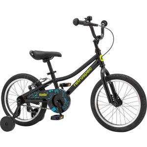Retrospec Koda Plus Kids Bike for Boys & Girls Ages 4-6 Years - 16" Children's Bicycle, Adjustable Seat & Handlebars, Removable Training Wheels, Front Hand Brakes, Rear Coaster Brake & Safety Bell