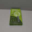 NUEYiO 5.2 Inch Large Rechargeable Magnifier with Light, 30X 40X 60X Handheld Magnifying Glass with 49 Anti-Flicker LED Light, Third Gear Dimming Strongest Lighted Magnifier for Seniors Reading Coins