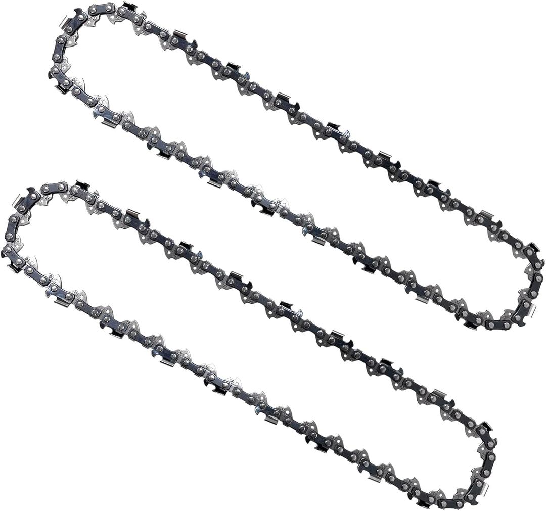 2PC 10 Inch Chainsaw Chains, Replacement Chain for Black & Decker LCS1020 LCS1020B 20V Max Chainsaw, 10" Chain for WORX WG322 WG322.9 Cordless Chainsaw - 3/8'' .043'' 40 Drive Links
