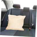 Milisten Simple Delicate Fleece Pillowcase Beige Throw Pillow Cover for Living Room