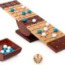 Rock Me Archimedes, Balancing Strategy Puzzle Marbles Family Board Game Retro STEM Learning Educational Toy, for Adults and Kids Ages 8 and up