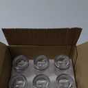 Mfacoy Small Juice Glasses Set of 6, 5.5-ounce Glass Cups, Heavy Base Small Drinking Glass Set, Clear Cups, Thick and Durable Shot Glasses, Drinking Glasses for Juice and Milk (Full Size - 5.5 Ounce)