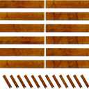 Cor-Ten Steel Landscape Edging with Rust Patina Finish, Pre-Rusted Cor-Ten Steel Landscape Edging, 42 inch Strips, 6 inch Depth (12 Pack)