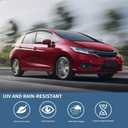 4PCS Rain Guards Window Visors Fits for Honda FIT (Jazz) 2015-2020 4-Door, Front & Rear Wind Deflector, Outside Mount Vent Shade Shield, 2016 2017 2018 2019 Exterior Car Accessories