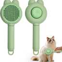 Zoocozy Cat Brush for Shedding, Dog Deshedding Brush, Pet Hair Removal Tool for Puppy Pitten(Green)