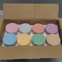 RowinsyDD 8 Pack Glass Baby Food Storage Containers, 4 oz Leakproof Baby Food Jars with Lids, Small Glass Food Containers for Infant Baby, Freezer Safe