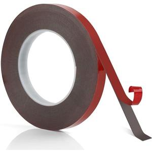 MOWPOG Double Sided Tape Heavy Duty, 0.4 in x 33 FT Strong Adhesive Mounting Foam Tape for LED Strip Light, Car, Automotive Trim, Office, Home Decor (0.4 in x 33 FT)