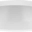 Progress Lighting P806003-028 6" Recessed Open Shower Trim Satin White for Progress Lighting 6" Housing (P806N Series)