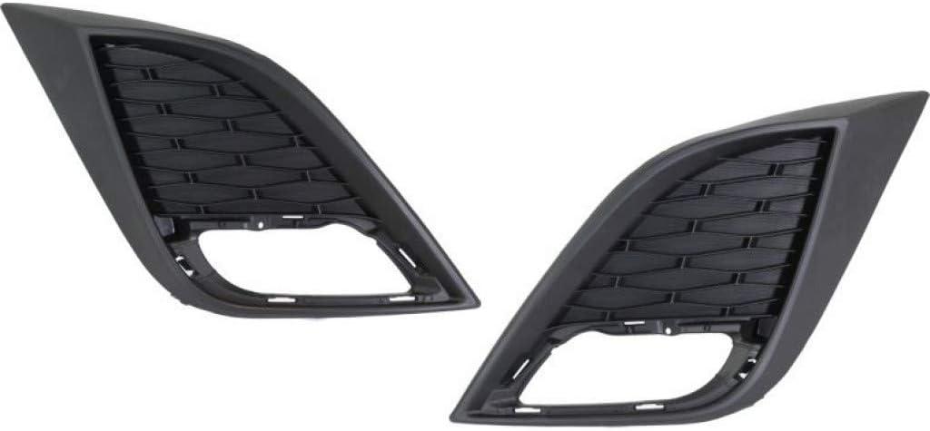 For Mazda 3 Fog Light Cover 2010 2011 Driver and Passenger Side Pair/Set | Primed | 2.0L/2.5L Engine | DOT/SAE Compliance | MA1038106 + MA1039106 | BBN250C21C + BBN250C11C