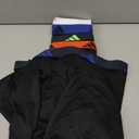 adidas Boys' Youth Microfiber 4-Pack Long Boxer Brief, Black/Signal Green, XL