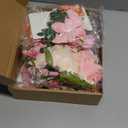 Suncalla 6 Pcs 35.46 ft Flower Garlands Backdrop Artificial Wildflower Vines Floral Decorations for Party Fake Flower Vines Faux Silk Wildflower Decor for Wedding Garden Wall Arch(Pink)