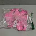 BARKBAY No Pull Dog Harness Large Reflective Dog Harness with Front Clip and Easy Control Handle for Walking Training Running with ID tag Pocket(Pink,XL)