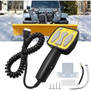 Snowplow Handheld Controller Fit for Meyer Diamond Snow Plow Blade E-47| E-60|E-57, Straight Blade Plows Western Plow Controller Replacement for OE Meyer Diamond 22154 56462 22690,Buyers 1306901
